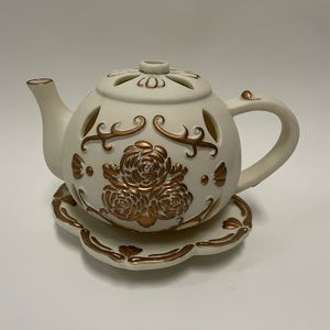 Partylite Vintage P7301 Tea Time Tealight Holder (NWT)